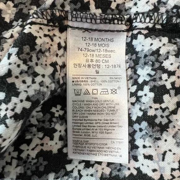 Baby Gap Floral Dress 12-18M - Picture 4 of 4